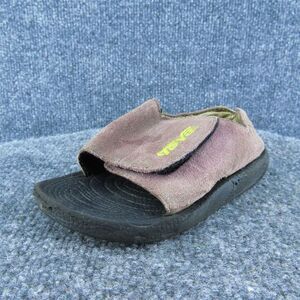 Teva Boys Gladiator Shoes Red Leather Hook & Loop Size T‎ 9 Medium